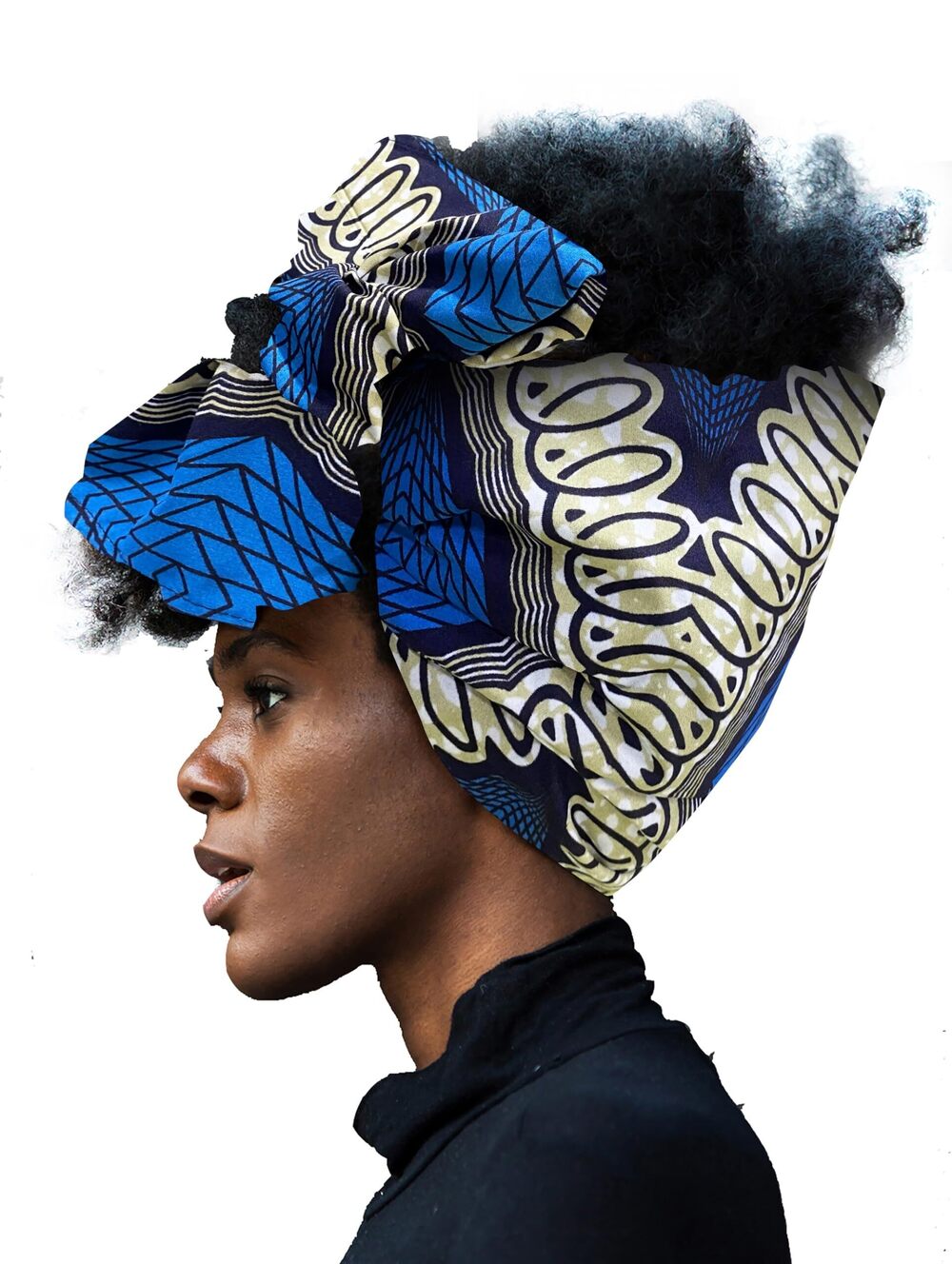5803 African Head Wrap Extra Long 72”x22”Wax Print Head Scarf Tie Color A-F